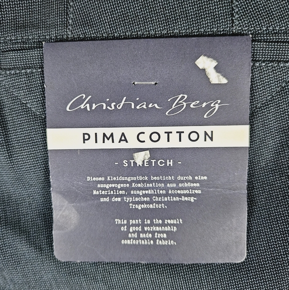 CHRISTIAN BERG | pima cotton dress chino pants - Picture 2 of 9